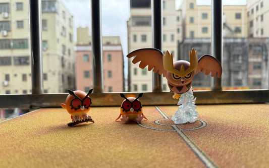 [IN STOCK] 1/20 Scale World Figure [EC] - Hoothoot & Noctowl