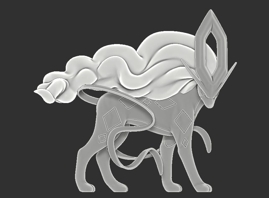 [PREORDER] 1/20 Scale World Figure [DT] - Suicune