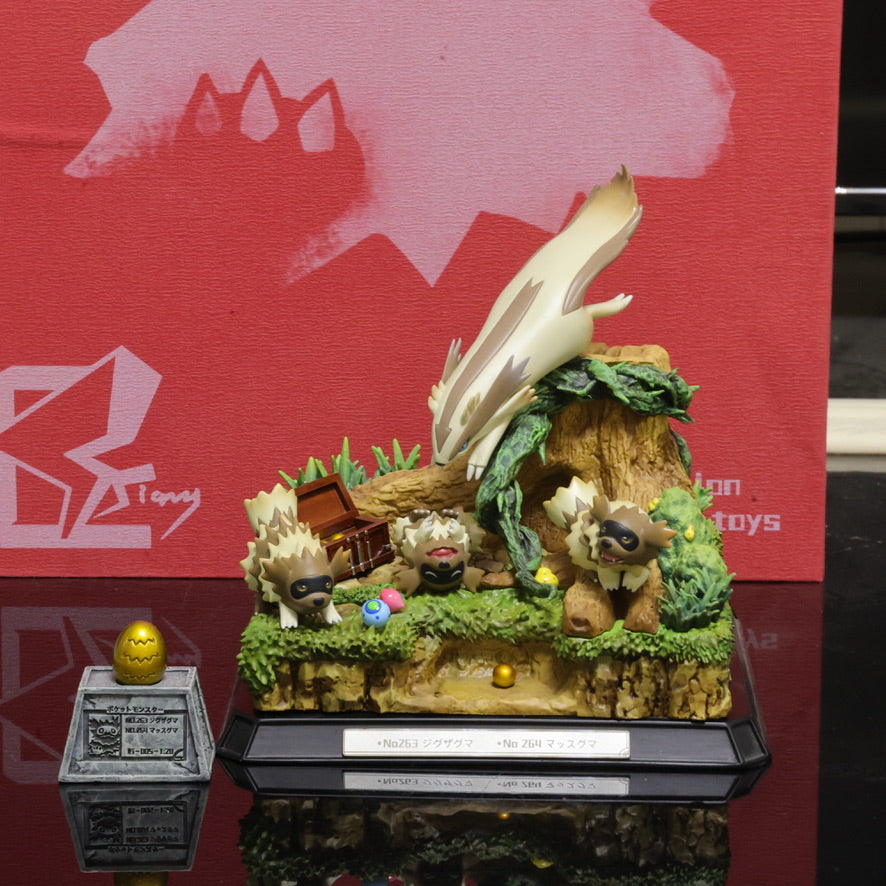 [IN STOCK] 1/20 Scale World Figure [JIANG] - Zigzagoon & Linoone