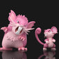 [PREORDER] 1/20 Scale World Figure [WONDER] - Rattata & Raticate