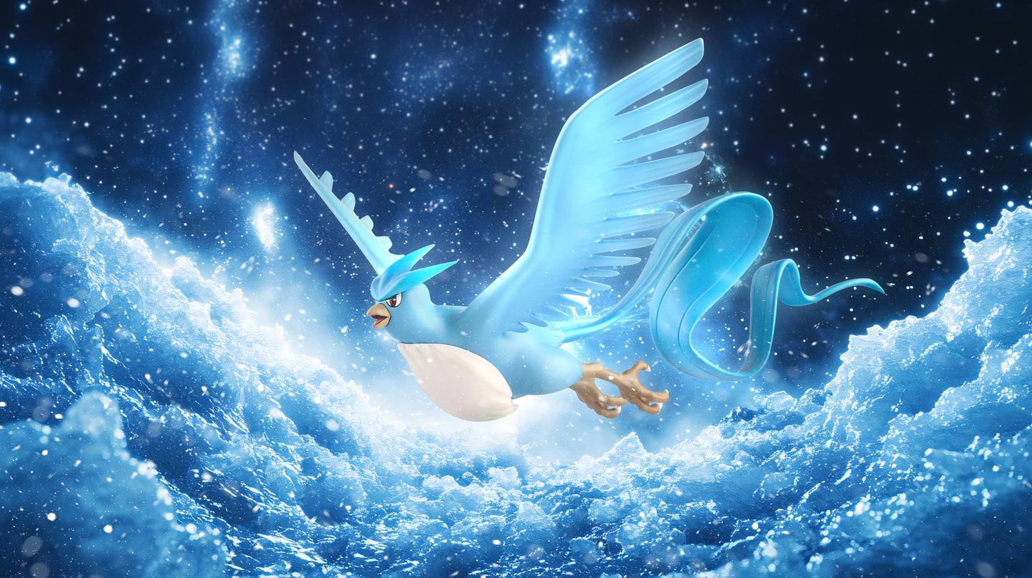 [IN STOCK] 1/20 Scale World Figure [SNOWSTORM] - Articuno & Zapdos & Moltres