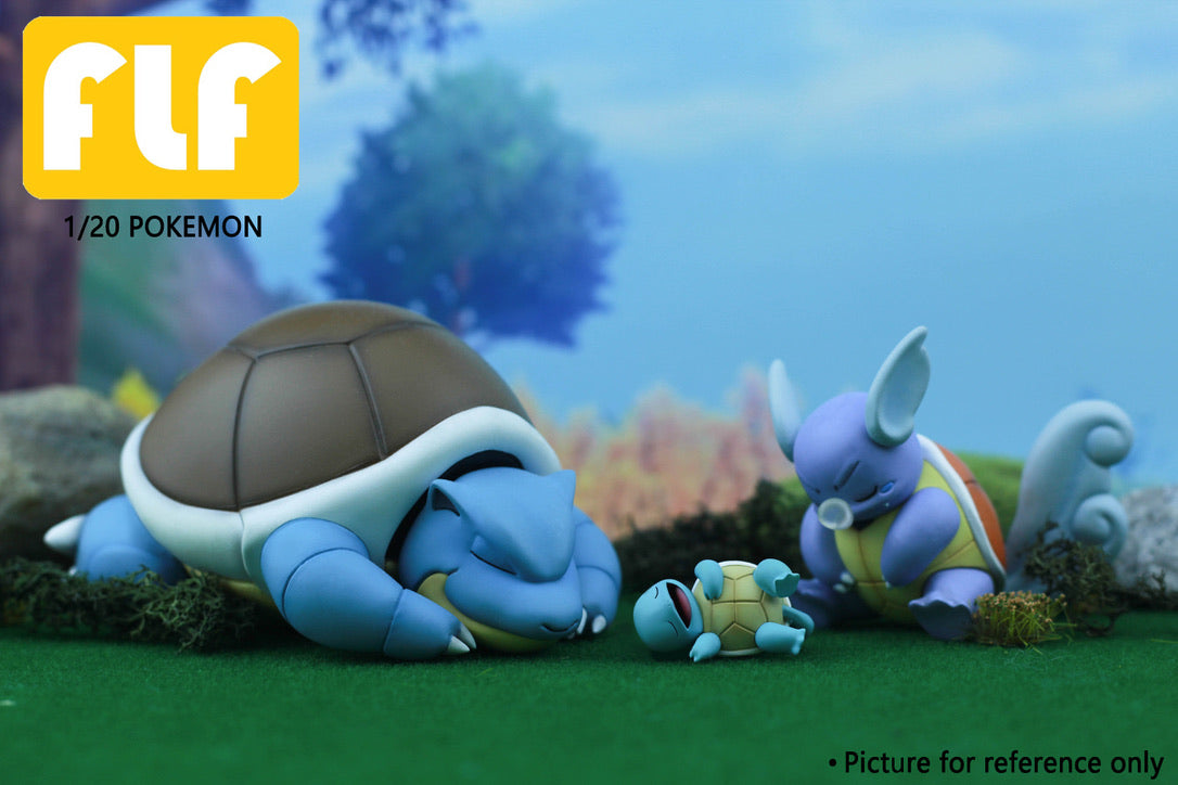 [PREORDER] 1/20 Scale World Figure [FLF] - Squirtle & Wartortle & Blastoise