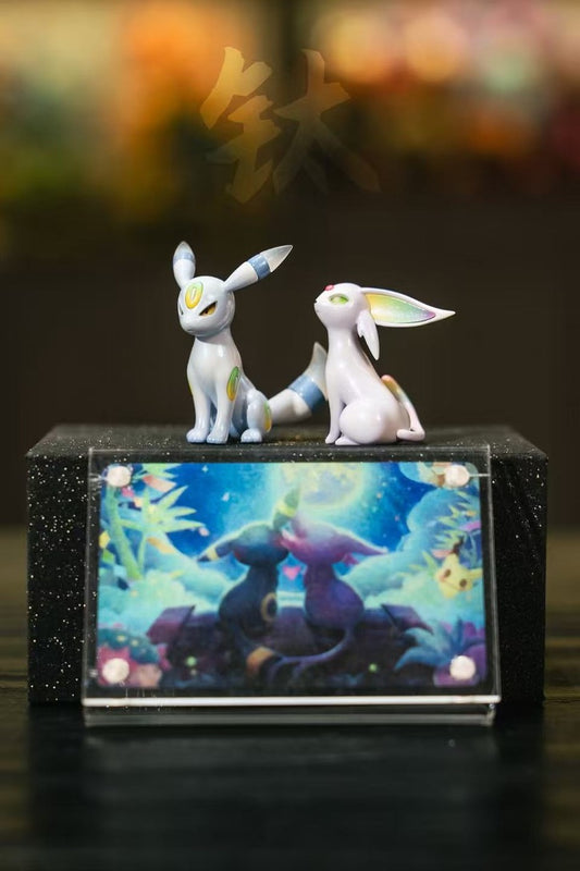 [IN STOCK] 1/20 Scale World Figure [YOR] - Espeon & Umbreon