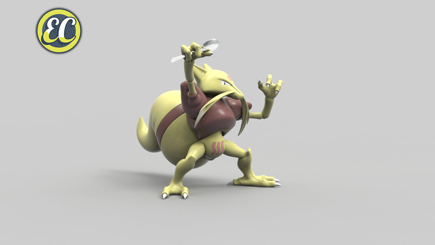 [REMAINING BALANCE] 1/20 Scale World Figure [EC] - Abra & Kadabra & Alakazam