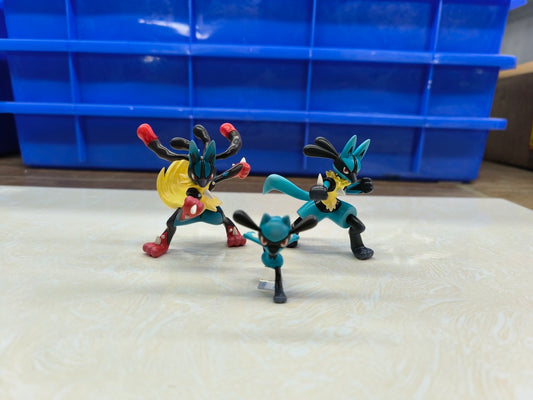 [PREORDER] 1/20 Scale World Figure [FOG] - Riolu & Lucario & Mega Lucario