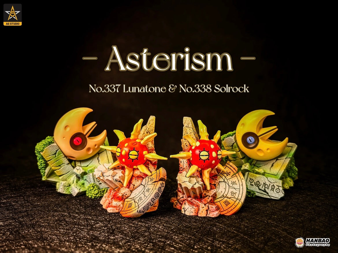 [IN STOCK] 1/20 Scale World Figure [ASTERISM] - Solrock & Lunatone