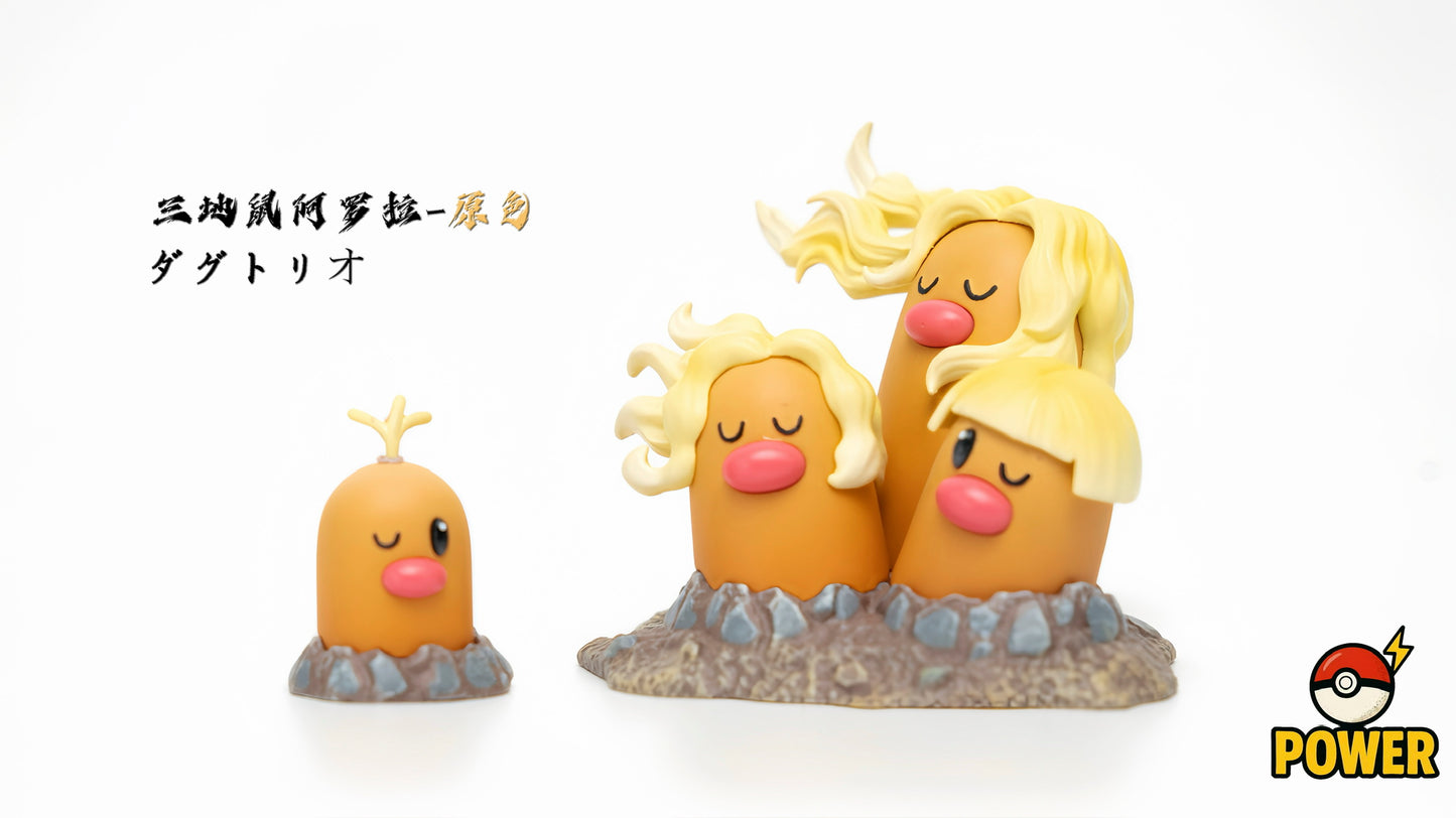 [PREORDER] 1/20 Scale World Figure [POWER] - Alolan Diglett & Dugtrio