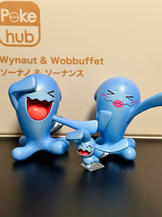 [IN STOCK] 1/20 Scale World Figure [POKE HUB] - Wobbuffet & Wynaut