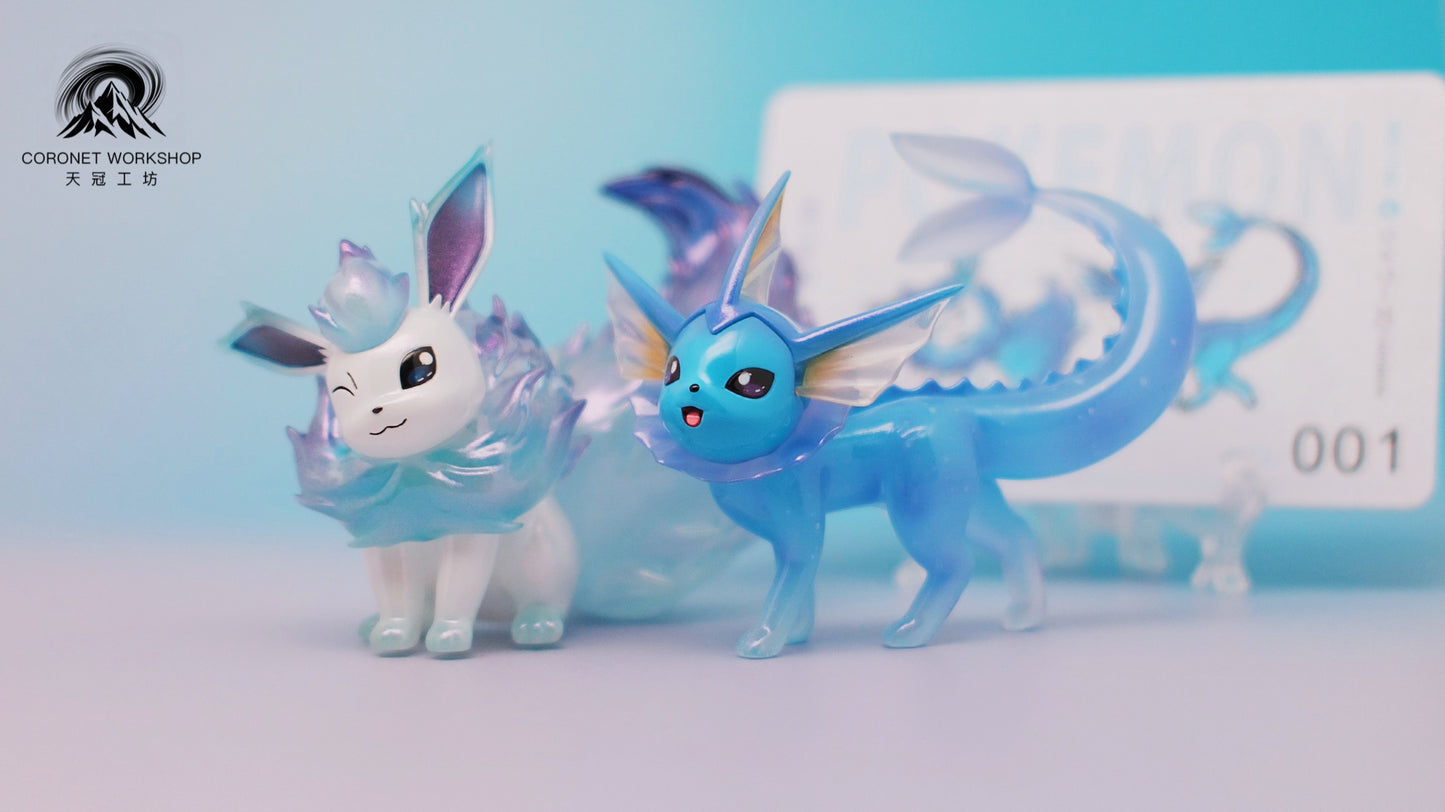 [IN STOCK] 1/20 Scale World Figure [CORONET] - Vaporeon & Flareon