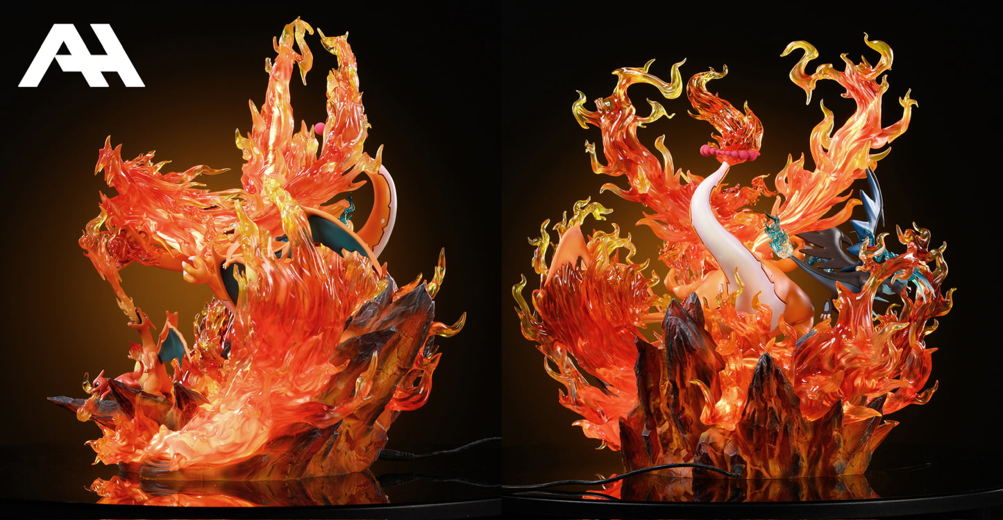 [PREORDER] Statue [AH] - Charmander & Charmeleon & Charizard & Mega Charizar X&Y & Gigantamax Charizard