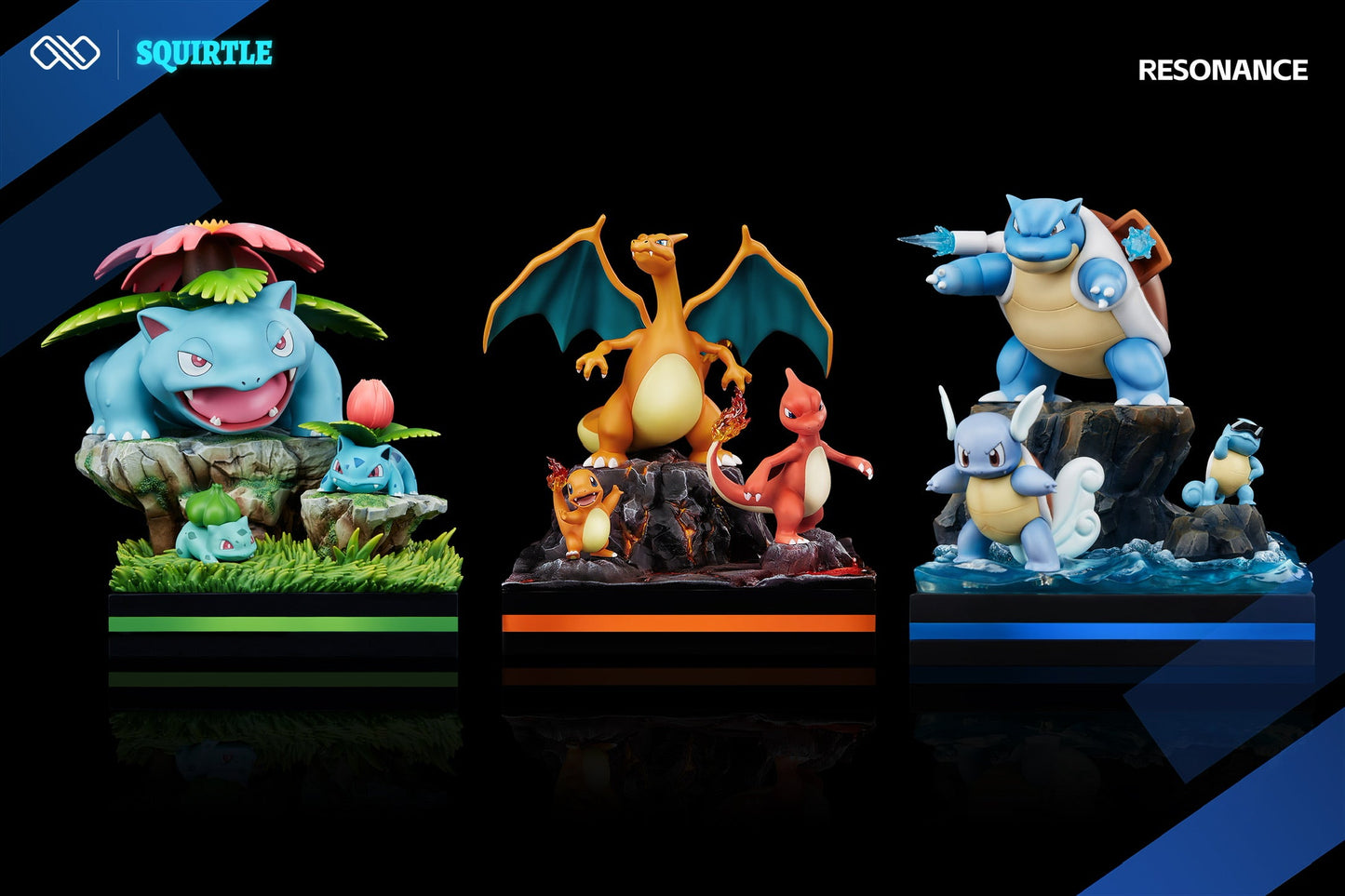 [IN STOCK] 1/20 Scale World Figure [INFINITE] - Squirtle & Wartortle & Blastoise