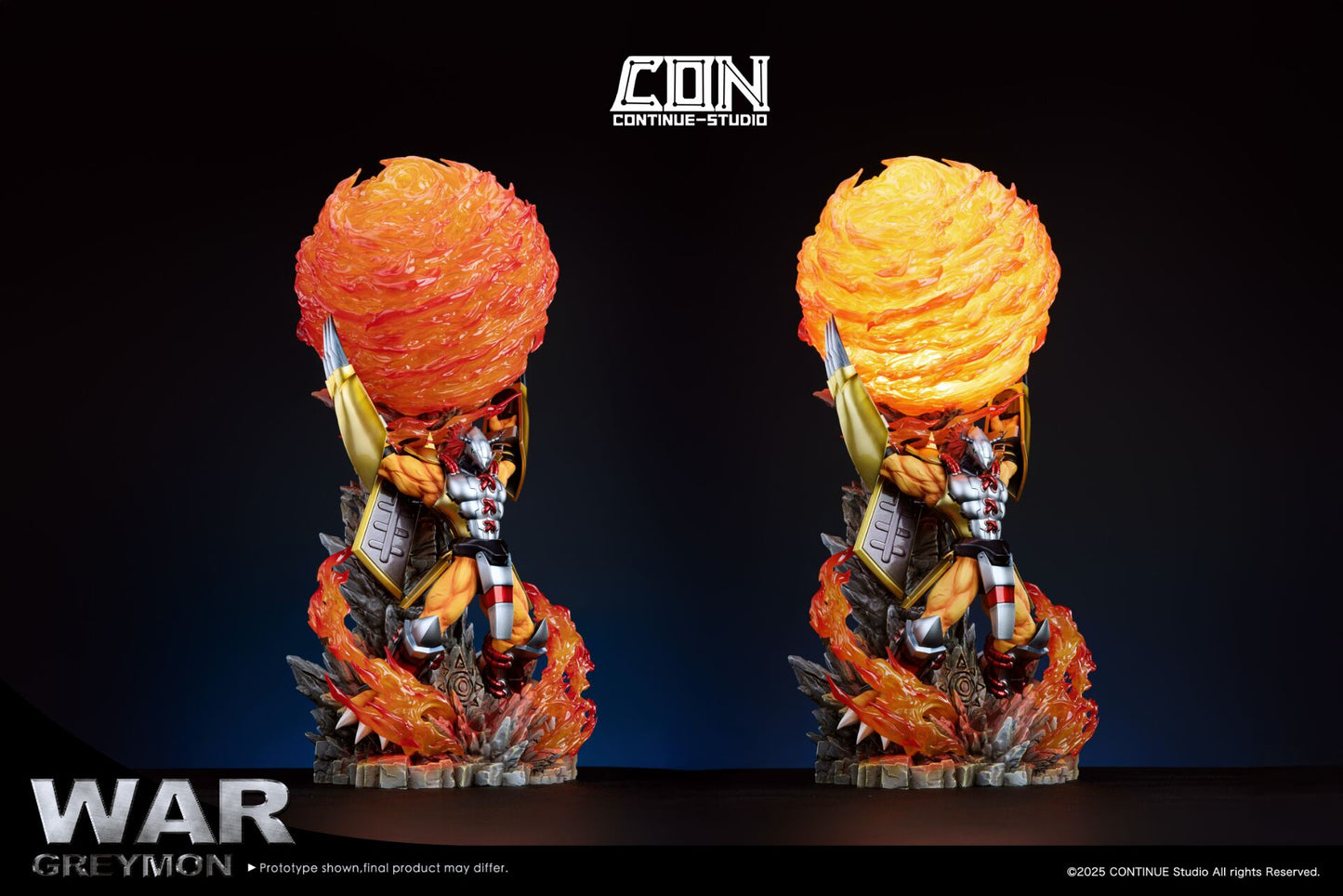 [PREORDER] Digimon Figure [CONTINUE] - War Greymon