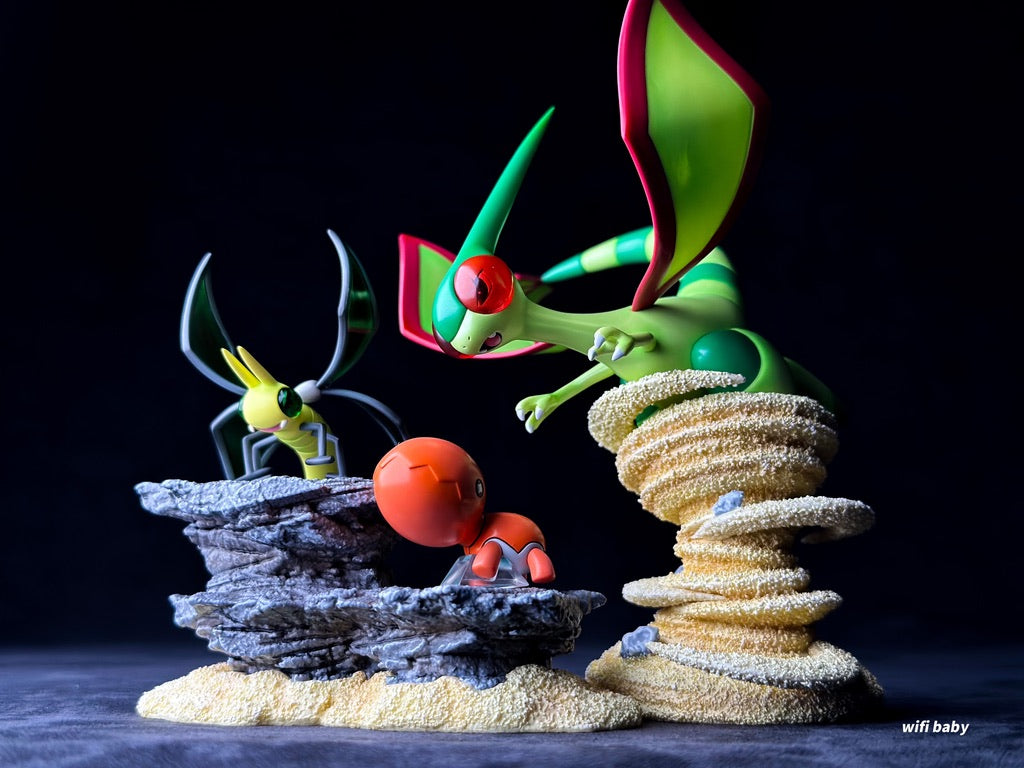[IN STOCK] 1/20 Scale World Figure [FOG] - Trapinch & Vibrava & Flygon