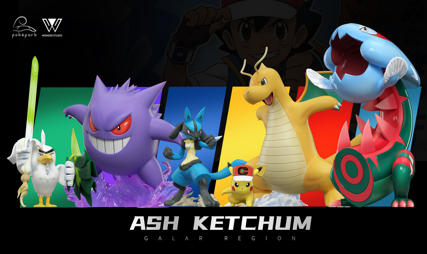 [PREORDER] 1/20 Scale World Figure [WONDER] - Galar Set (Pikachu & Sirfetch’d & Gengar & Lucario & Dragonite & Dracovish)