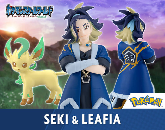 [PREORDER] 1/20 Scale World Figure [BANDAÏ] - Seki & Leafeon & Irida & Glaceon