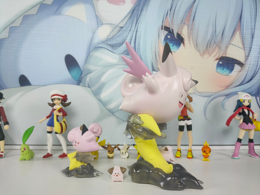 [IN STOCK] 1/20 Scale World Figure [BQG] - Clefairy & Clefable & Cleffa