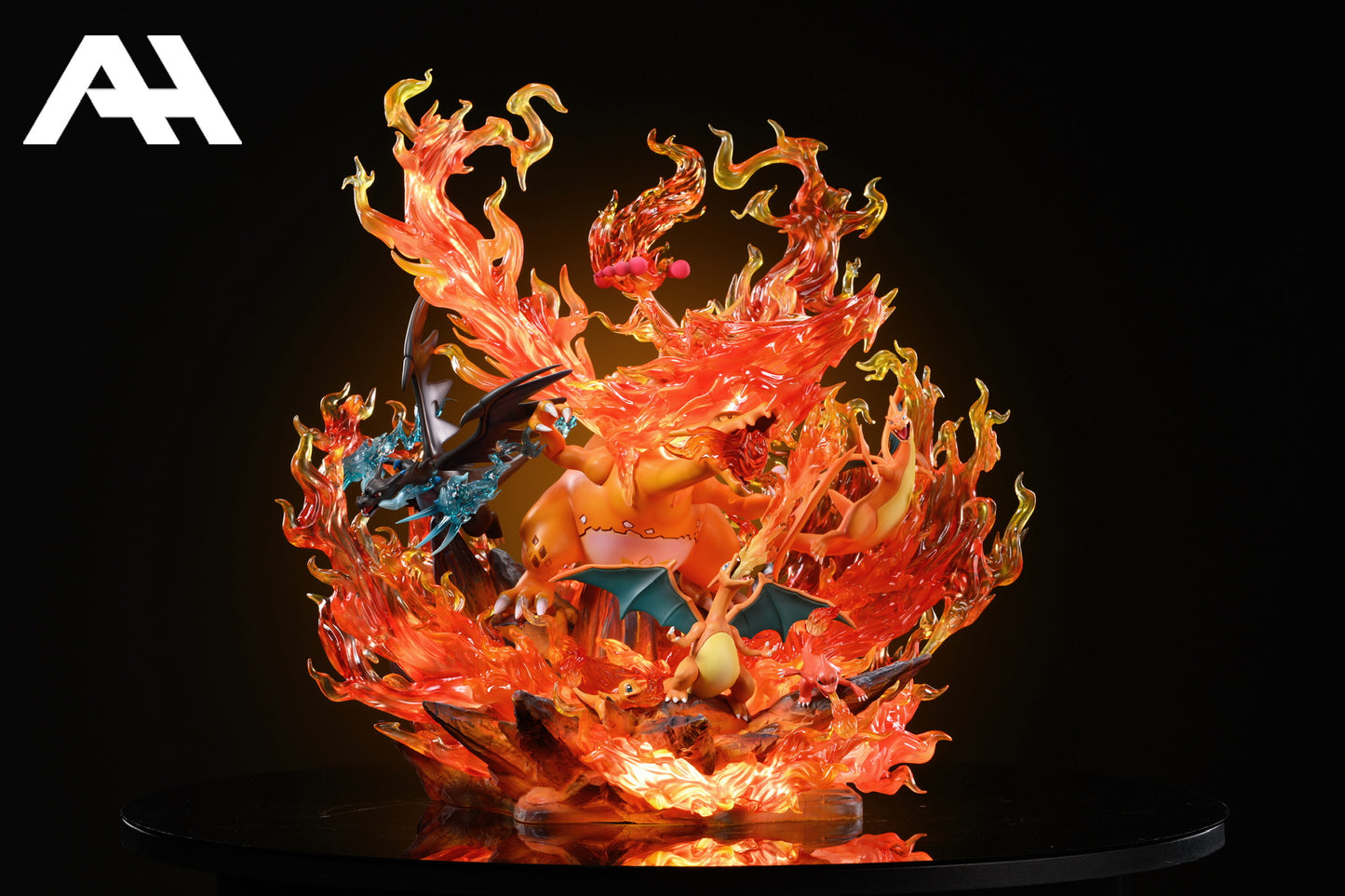 [PREORDER] Statue [AH] - Charmander & Charmeleon & Charizard & Mega Charizar X&Y & Gigantamax Charizard