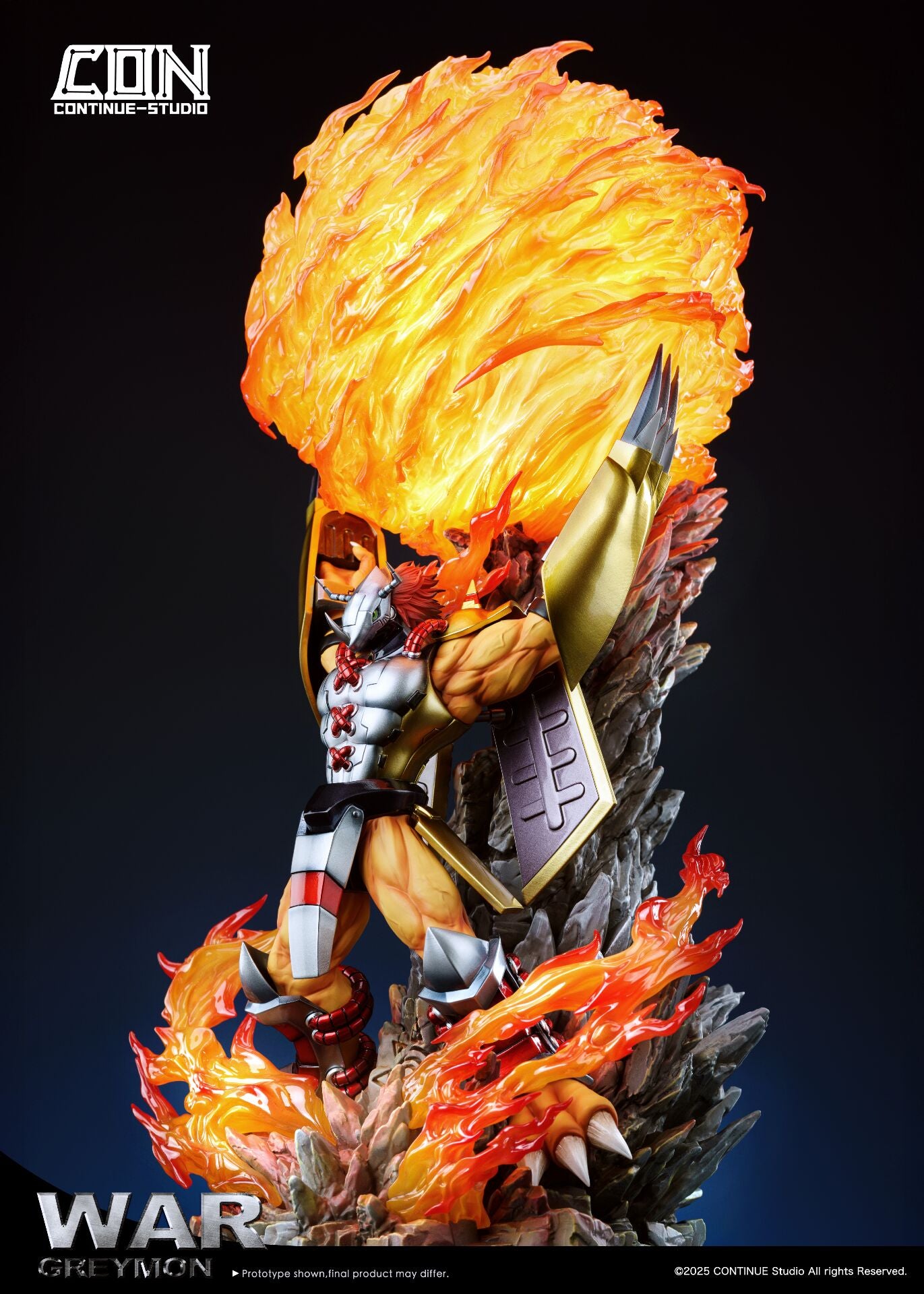 [PREORDER] Digimon Figure [CONTINUE] - War Greymon