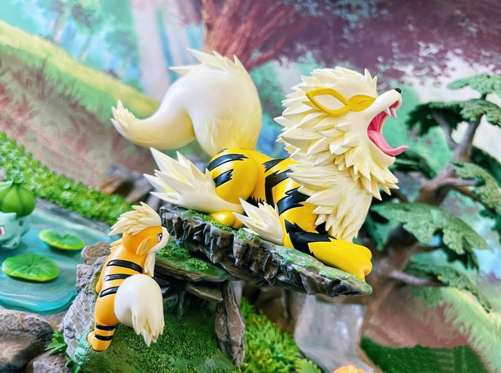 [IN STOCK] 1/20 Scale World Figure [PALLET TOWN] - Growlithe & Arcanine