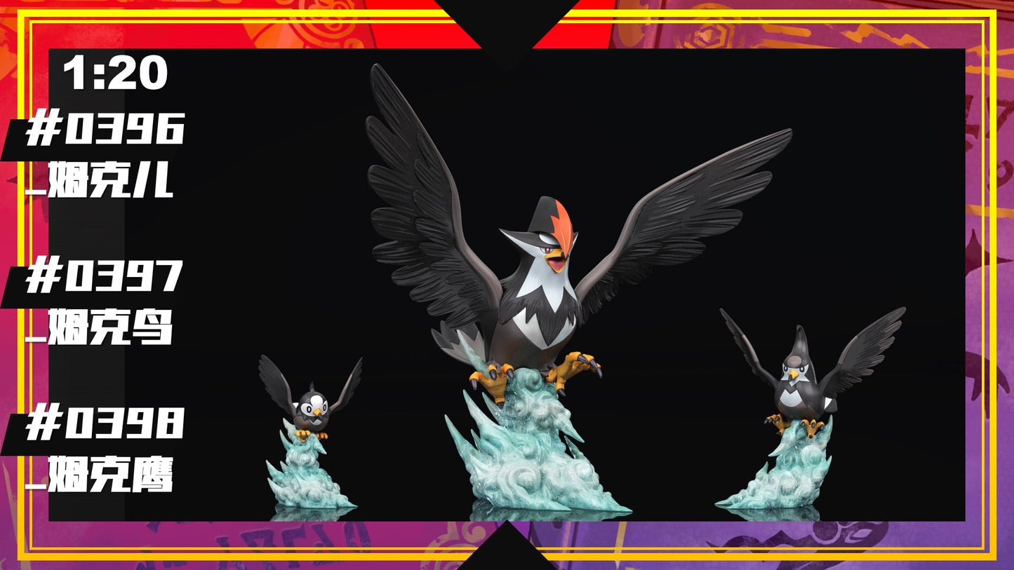 [PREORDER] 1/20 Scale World Figure [SXG] - Starly & Staravia & Staraptor