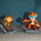 [PREORDER] 1/20 Scale World Figure [RZ] - Chimchar & Monferno