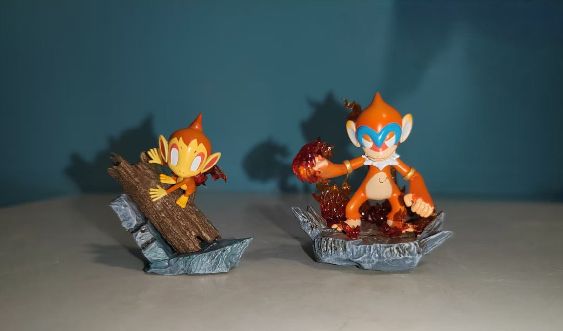 [PREORDER] 1/20 Scale World Figure [RZ] - Chimchar & Monferno