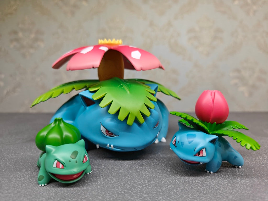 [IN STOCK] 1/20 Scale World Figure [POKEDEX MOMENT] - Bulbasaur & Ivysaur & Venusaur