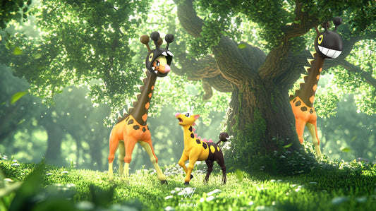 [PREORDER] 1/20 Scale World Figure [WONDER] - Girafarig & Farigiraf