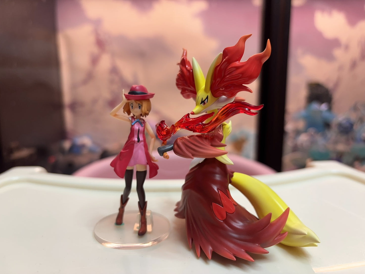 [PREORDER] 1/20 Scale World Figure [FOG] - Fennekin & Braixen & Delphox