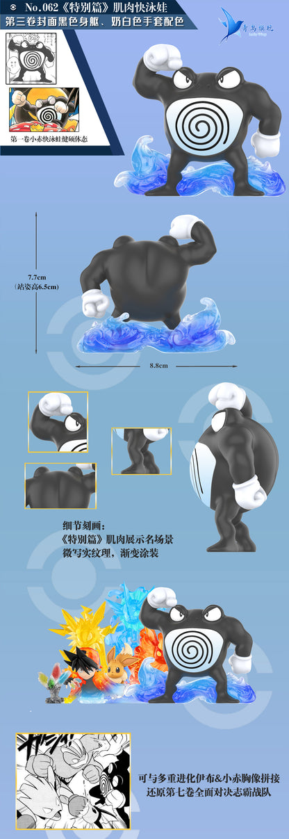 [IN STOCK] 1/20 Scale World Figure [LUCKY WINGS] - Hitmonchan & Hitmonlee & Poliwrath & Eevee