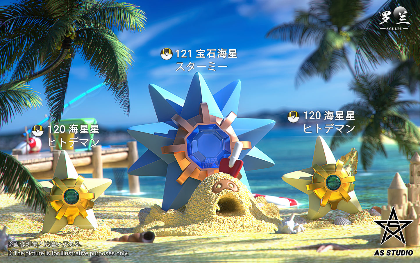 [PREORDER CLOSED] 1/20 Scale World Figure [ASTERISM] - Staryu & Starmie