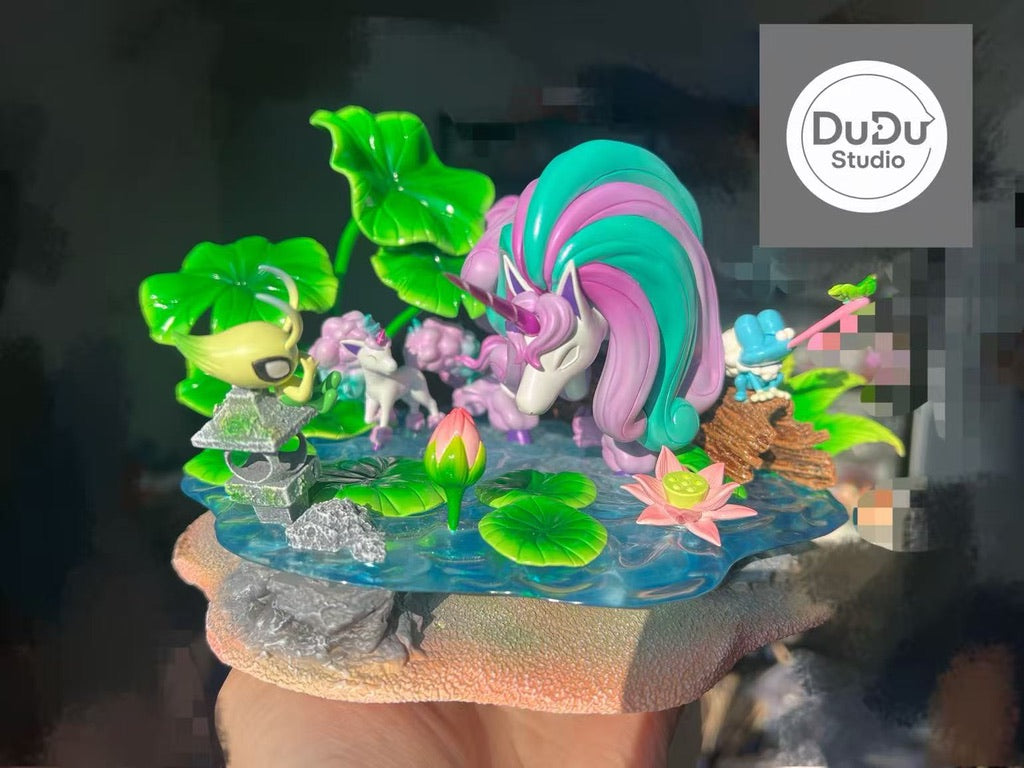 [PREORDER] 1/20 Scale World Figure [DUDU] - Galarian Ponyta & Rapidash & Celebi & Surskit & Froakie