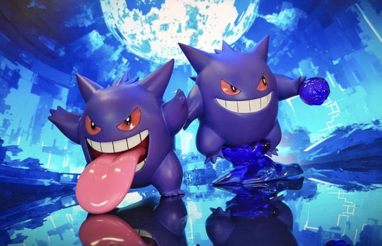 [IN STOCK] 1/20 Scale World Figure [PIKA] - Gastly & Haunter & Gengar