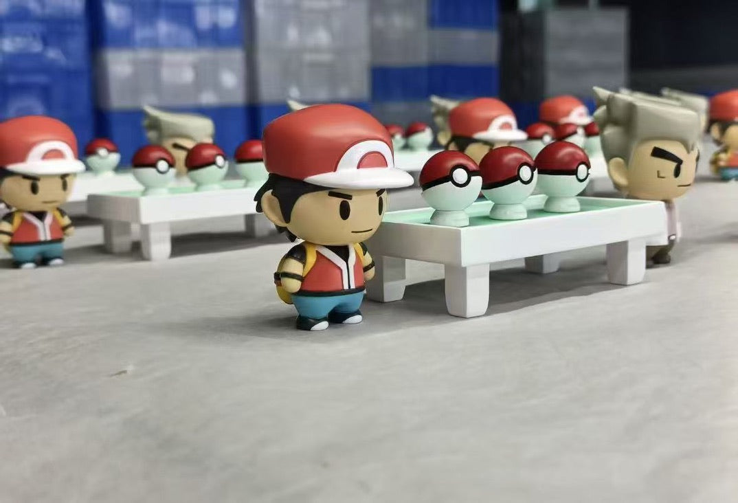 [IN STOCK] Mini figure [BRAVIARY] - Red (Adventures) & Professor Samuel Oak