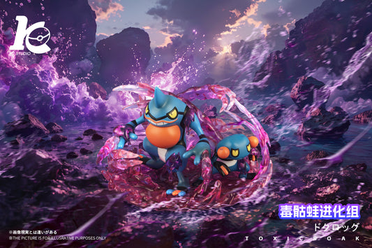 [IN STOCK] 1/20 Scale World Figure [KC] - Croagunk & Toxicroak