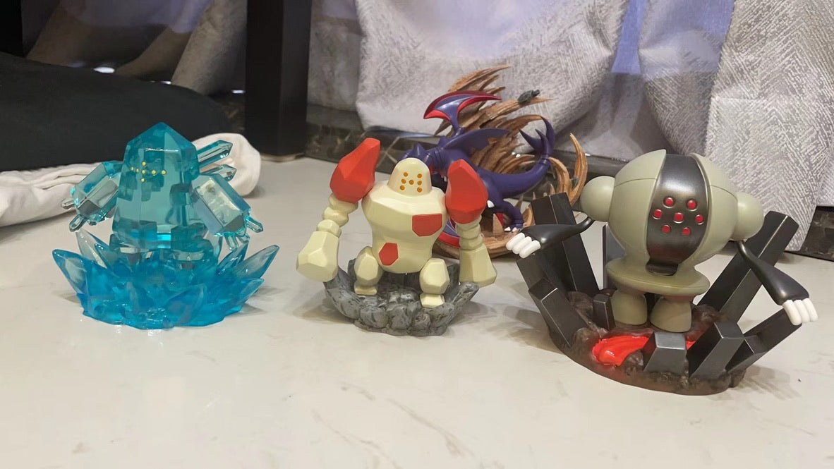 [IN STOCK] 1/20 Scale World Figure [KING] - Regirock & Regice & Registeel