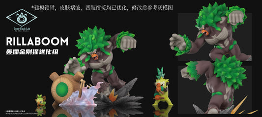 [PREORDER] 1/20 Scale World Figure [XUEYIN] - Grookey & Thwackey & Rillaboom