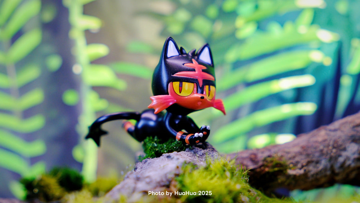 [IN STOCK] 1/20 Scale World Figure [WONDER] - Litten & Torracat & Incineroar