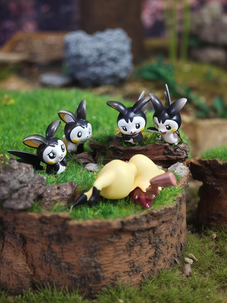 [IN STOCK] 1/20 Scale World Figure [THE] - Emolga & Axew