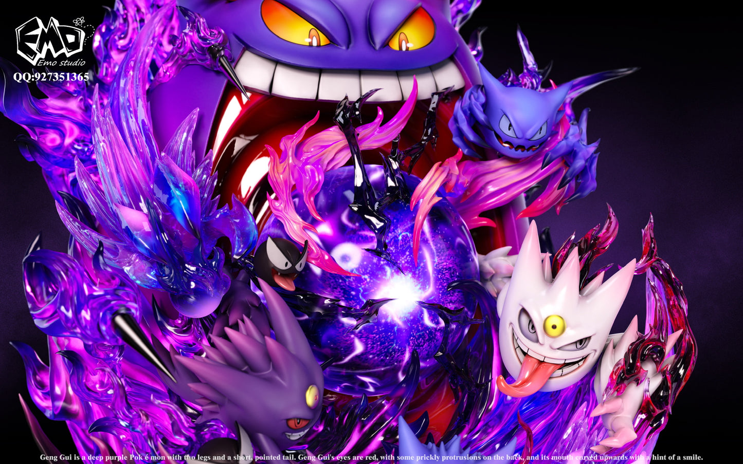 [PREORDER] GK Statue [EMO] - Gengar Statue