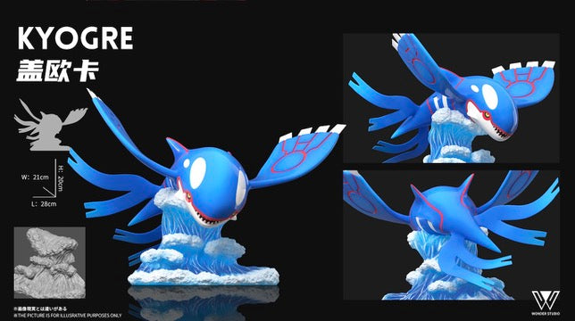 [PREORDER] 1/20 Scale World Figure [WONDER] - Groudon & Kyogre