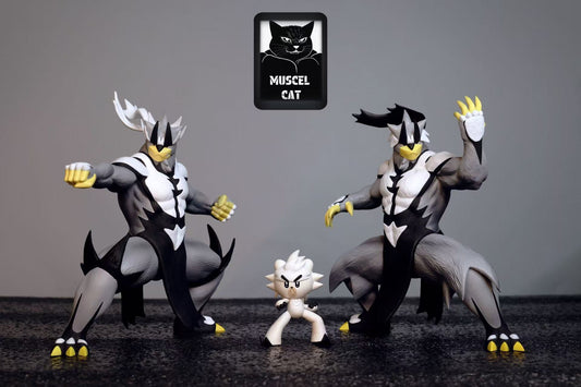 [PREORDER] 1/20 Scale World Figure [MUSCLE CAT] - Kubfu & Urshifu