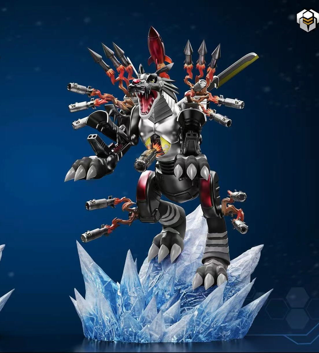 [PREORDER] Digimon Figure [CN] - Metal Garurumon