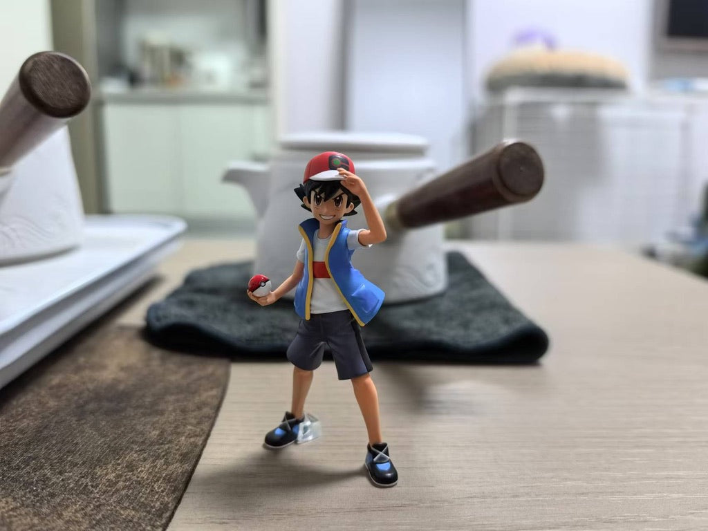 [IN STOCK] 1/20 Scale World Figure [TRAINER HOUSE] - Ash Ketchum & Pikachu