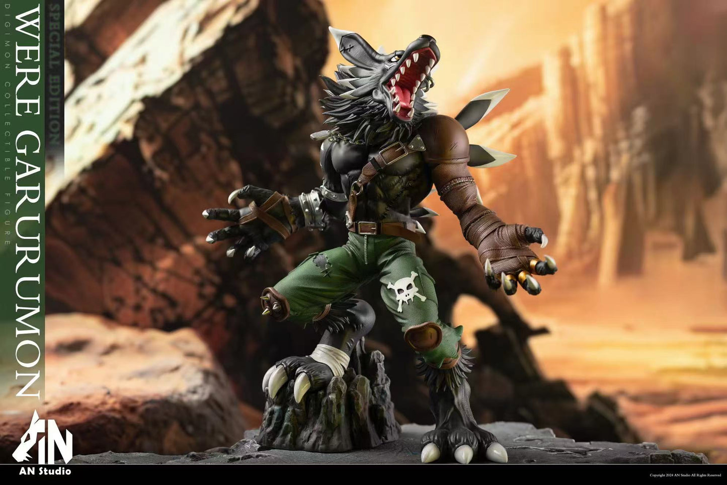[IN STOCK] Digimon Figure [AN] - WereGarurumon