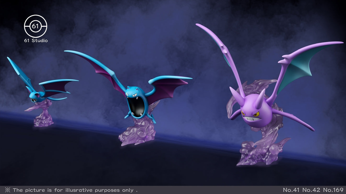 [REMAINING BALANCE] 1/20 Scale World Figure [61] - Zubat & Golbat & Crobat
