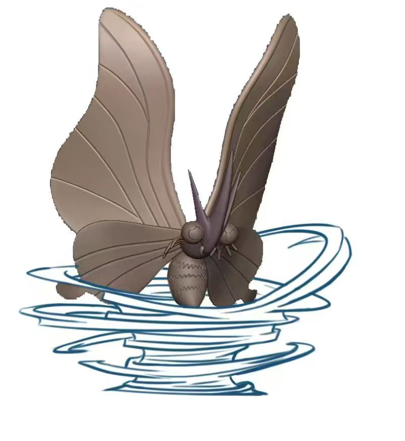 [PREORDER] 1/20 Scale World Figure [DM/GG VIP] - Venonat & Venomoth