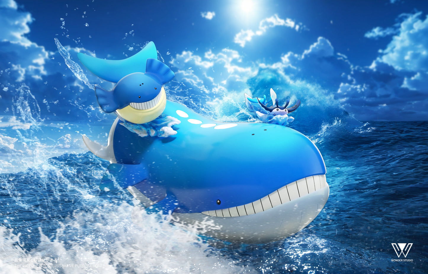 [PREORDER] 1/20 Scale World Figure [WONDER] - Wailmer & Wailord & Mantine & Mantyke