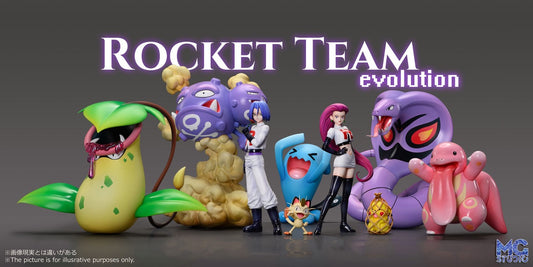 [PREORDER] 1/20 Scale World Figure [MG] - Jessie & James & Pikachu & Meowth & Victreebel & Lickitung & Arbok & Weezing