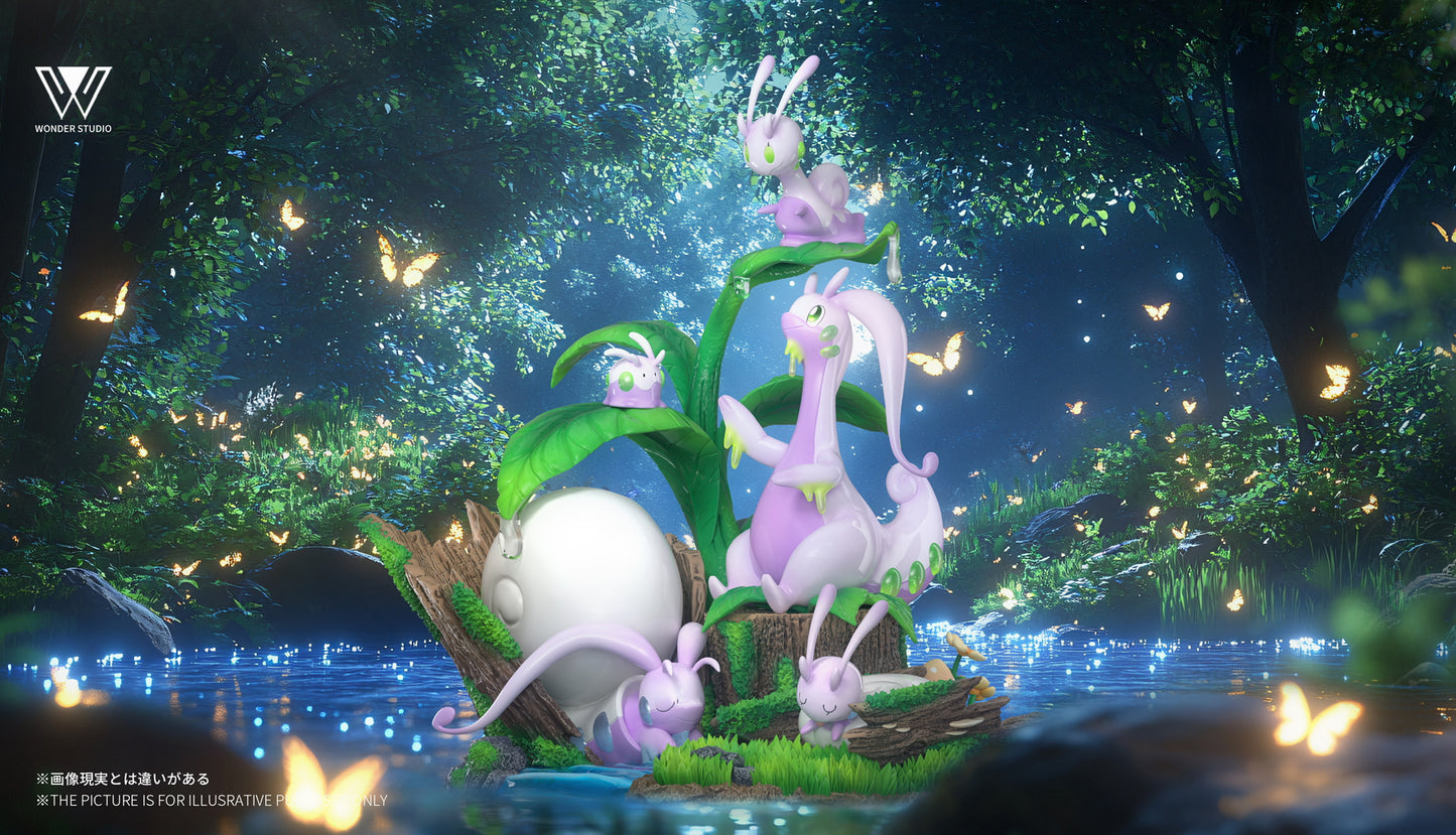 [PREORDER] 1/20 Scale World Figure [WONDER] - Goomy & Sliggoo & Goodra & Hisuian Sliggoo & Goodra